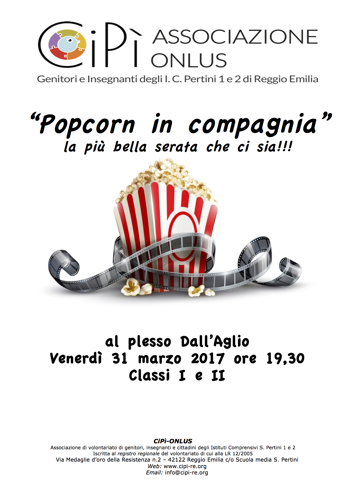 Marzo 2017 - Serata cinema